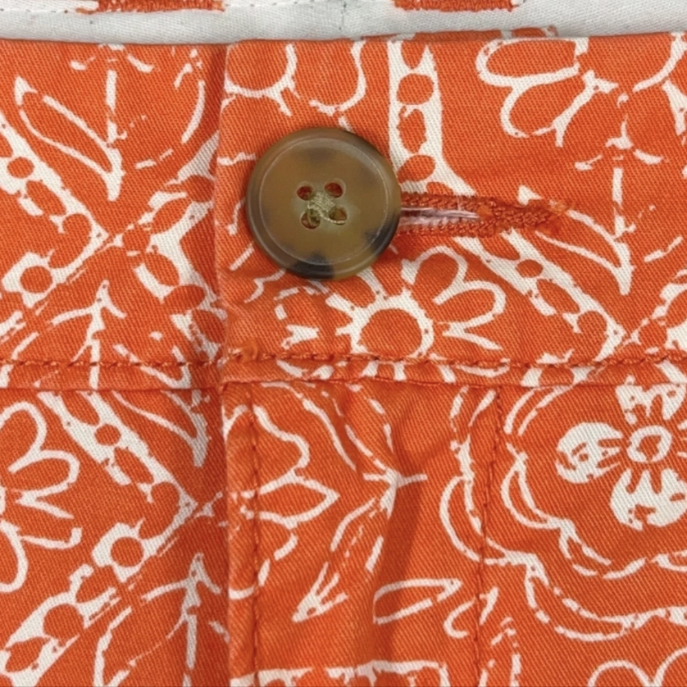 Old Navy Print Mid-Rise Chino Shorts Size 14 Pre-owned Excellent - Picture 4 of 6